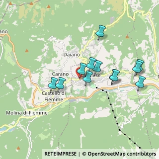 Mappa Via Trento, 38033 Cavalese TN, Italia (1.65833)