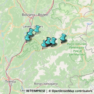 Mappa Via Gandhi, 38033 Cavalese TN, Italia (8.0225)