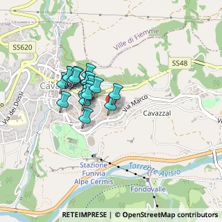 Mappa Via Gandhi, 38033 Cavalese TN, Italia (0.3245)