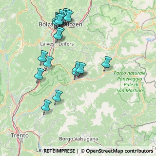 Mappa Via Dossi, 38033 Cavalese TN, Italia (17.499)