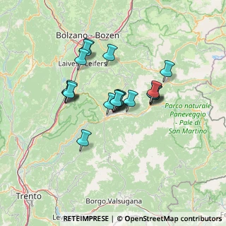 Mappa Via Dossi, 38033 Cavalese TN, Italia (10.5015)