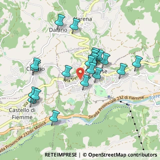 Mappa Via Dossi, 38033 Cavalese TN, Italia (0.8875)