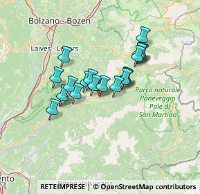 Mappa Via Delmarco, 38038 Tesero TN, Italia (10.293)