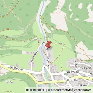 Mappa Via Costa, 52A, 38030 Panchi? TN, Italia, 38030 Panchià, Trento (Trentino-Alto Adige)