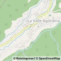 Mapa La Valle Agordina