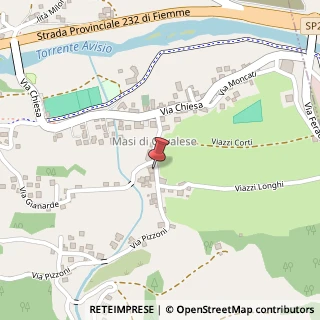 Mappa Via Pizzoni, 16, 38033 Cavalese, Trento (Trentino-Alto Adige)