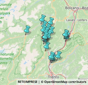 Mappa SP 73, 38010 Cunevo TN, Italia (9.116)