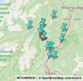 Mappa SP 73, 38010 Cunevo TN, Italia (9.87429)