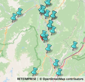 Mappa SP 73, 38010 Cunevo TN, Italia (8.559)