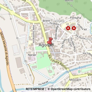 Mappa Piazza della Libertà, 26, 32021 Agordo, Belluno (Veneto)