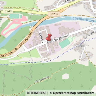 Mappa Via Stazione, 27, 38030 Ziano di Fiemme, Trento (Trentino-Alto Adige)
