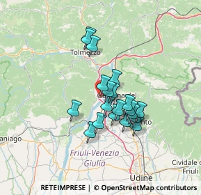 Mappa Via A. Diaz, 33010 Trasaghis UD, Italia (10.049)