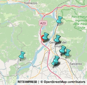 Mappa Via A. Diaz, 33010 Trasaghis UD, Italia (6.86438)