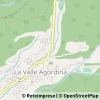 Mapa La Valle Agordina