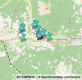 Mappa Via Lago, 38038 Tesero TN, Italia (0.91417)