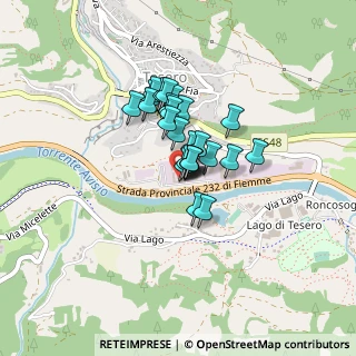 Mappa Località Valli, 38038 Tesero TN, Italia (0.23846)