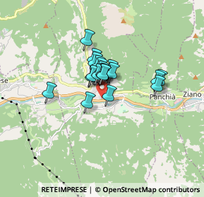 Mappa Località Valli, 38038 Tesero TN, Italia (0.9955)