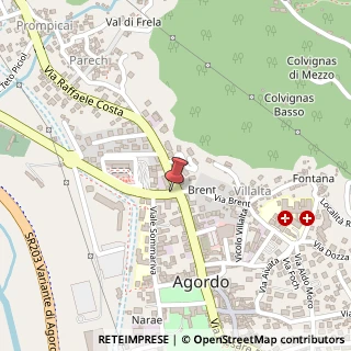 Mappa Via Insurrezione, 5, 32021 Agordo, Belluno (Veneto)
