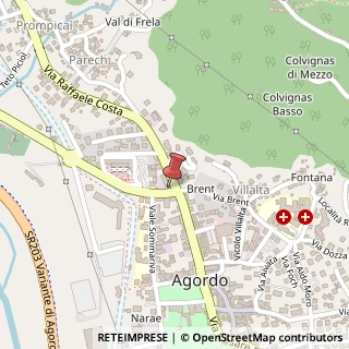 Mappa Via Insurrezione, 2, 32021 Agordo, Belluno (Veneto)