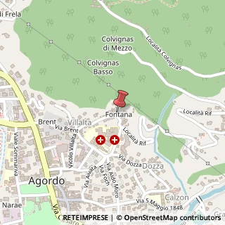 Mappa Via Fontana, 35, 32021 Agordo, Belluno (Veneto)