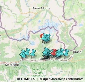 Mappa Vicino a località Albareda, 23013 Chiesa in Valmalenco SO, Italia (13.5545)