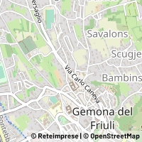 Mapa Gemona del Friuli