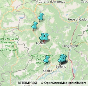 Mappa Frazione Lantrago, 32020 La Valle Agordina BL, Italia (13.31833)