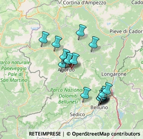 Mappa Frazione Lantrago, 32020 La Valle Agordina BL, Italia (12.41421)