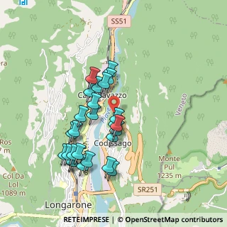 Mappa Via Generale Carlo Ciglieri, 32013 Longarone BL, Italia (0.84731)