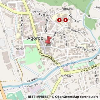 Mappa Via Carrera, 8, 32021 Agordo, Belluno (Veneto)
