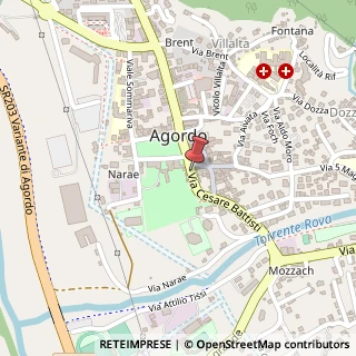 Mappa Via Filippo Gerbino, 33, 32021 Agordo, Belluno (Veneto)