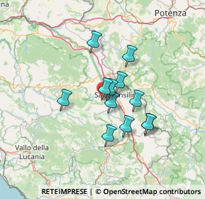 Mappa Via del Corticato, 84039 Teggiano SA, Italia (11.02583)