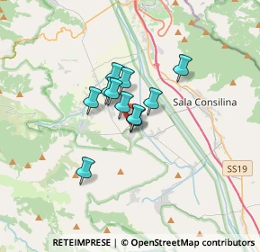 Mappa Via del Corticato, 84039 Teggiano SA, Italia (2.14091)