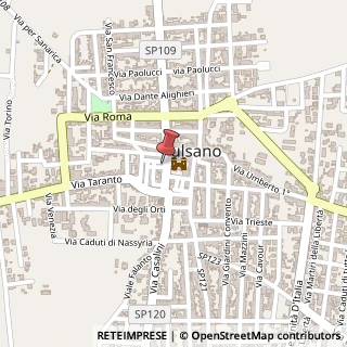 Mappa Via Liconti, 5, 74026 Pulsano, Taranto (Puglia)