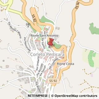 Mappa Via Zanardelli, 22, 85012 Corleto Perticara, Potenza (Basilicata)