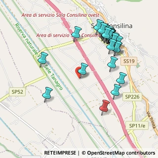 Mappa Via Sant'Agata, 84036 Sala Consilina SA, Italia (1.22)