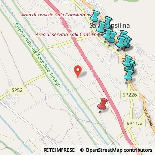 Mappa Via Sant'Agata, 84036 Sala Consilina SA, Italia (1.4925)