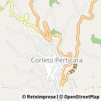 Kaart Corleto Perticara