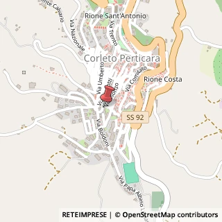 Mappa Via Nazionale, 107, 85012 Corleto Perticara, Potenza (Basilicata)