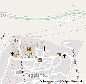 Mappa Via Costanza da Montefeltro, 84039 Teggiano SA, Italia (0.152)