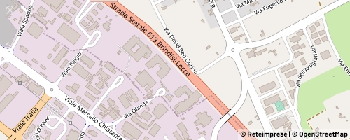 Mappa Lecce