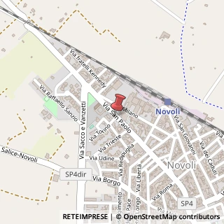 Mappa Via San Paolo, , 73051 Novoli, Lecce (Puglia)