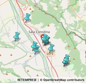 Mappa Via Godelmo, 84036 Sala Consilina SA, Italia (3.42667)