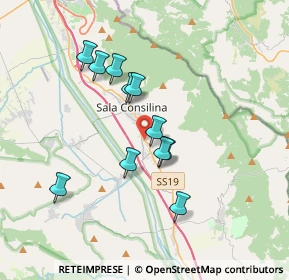 Mappa Via Godelmo, 84036 Sala Consilina SA, Italia (3.32727)