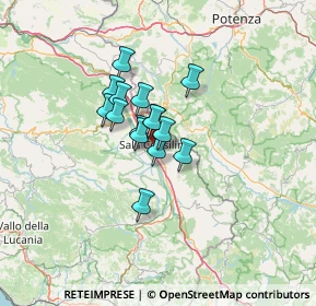 Mappa Via Godelmo, 84036 Sala Consilina SA, Italia (8.79)