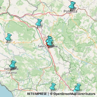 Mappa Via Godelmo, 84036 Sala Consilina SA, Italia (25.27667)