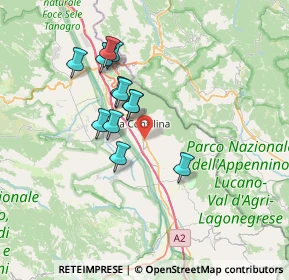 Mappa Via Godelmo, 84036 Sala Consilina SA, Italia (6.35083)