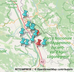 Mappa Via Tempone, 84036 Sala Consilina SA, Italia (5.66364)