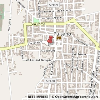 Mappa Via Chiesa, 49, 74026 Pulsano, Taranto (Puglia)