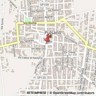 Mappa Via chiesa 10, 74026 Pulsano, Taranto (Puglia)